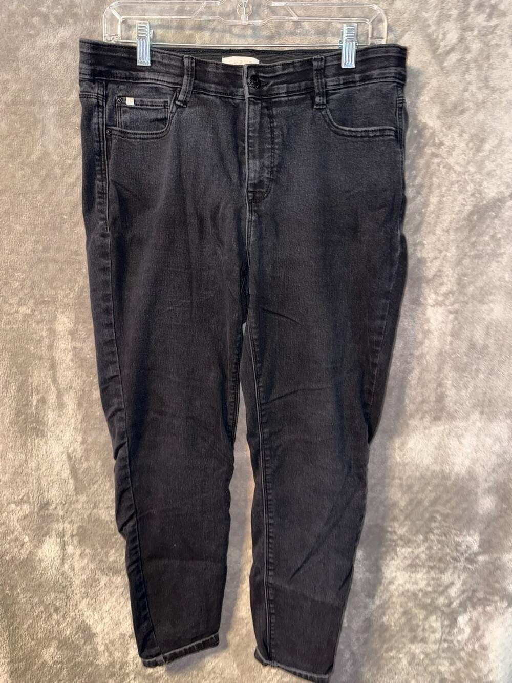 Curve Appeal Women's Black High Rise Stretchy Skinny Jeans